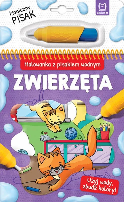 Image of Malowanka z pisakiem wodnym Zwierzęta .