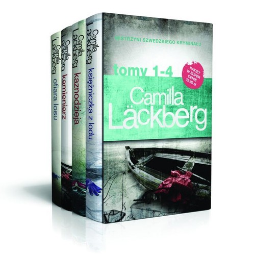 Image of Camilla Lackberg Tom 1-4 Księżniczka z lodu / Kaznodzieja / Kamieniarz / Ofiara losu Pakiet