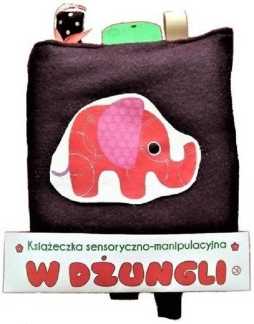 Image of W dżungli Książeczka sensoryczno-manipulacyjna