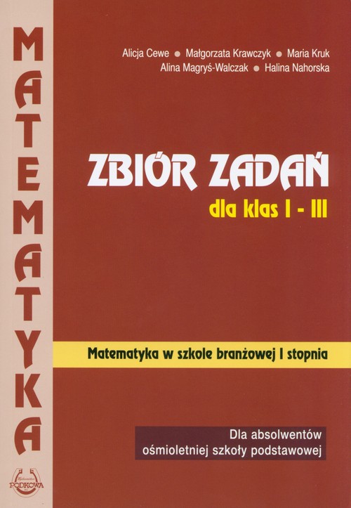 Image of Matematyka Zbiór zadań dla klas 1-3 Szkoła branżowa I stopnia