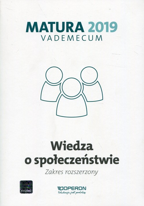 Image of Matura 2019 Vademecum Wiedza o społeczeństwie Zakres rozszerzony