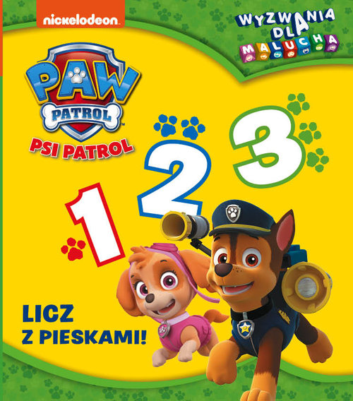 Image of Psi Patrol Wyzwania dla malucha Licz z pieskami!