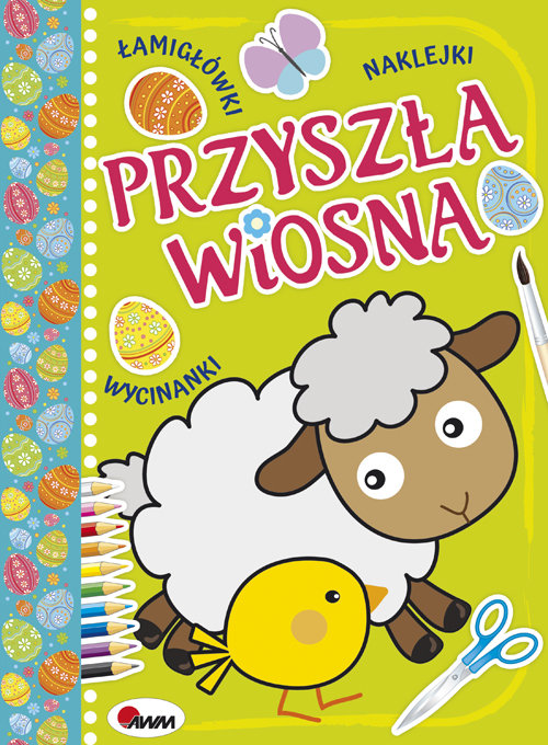 Image of Przyszła wiosna łamigłowki naklejki wycinanki
