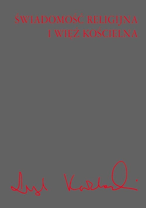 Image of Świadomość religijna i więź kościelna