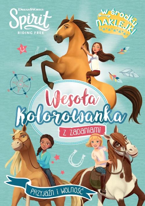 Image of Spirit Riding Free Wesoła kolorowanka z zadaniami