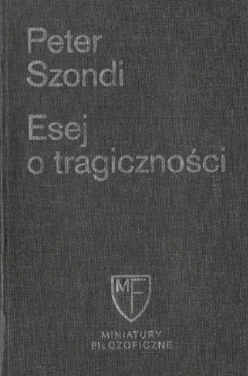 Image of Esej o tragiczności
