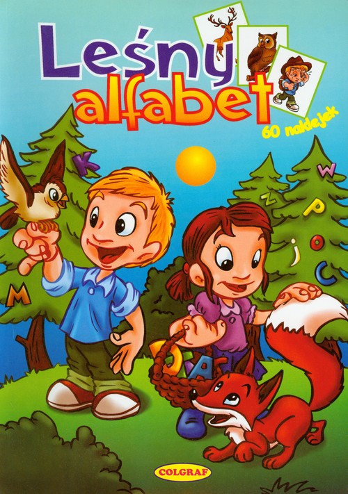 Image of Leśny alfabet 60 naklejek