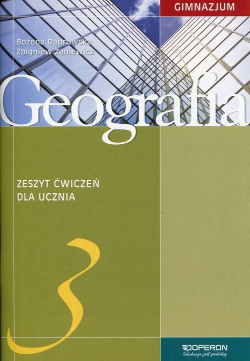 Image of Geografia 3 Zeszyt ćwiczeń Gimnazjum