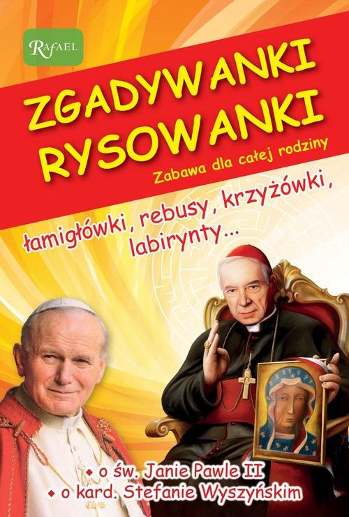 Image of Zgadywanki Rysowanki Zabawa dla całej rodziny św. Jan Paweł II i kardynał Stefan Wyszyński