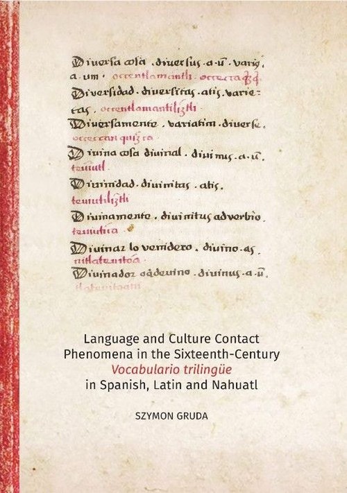 Image of Language and Culture Contact Phenomena in the Sixteenth-Century Vocabulario trilingüe in Spanish, La