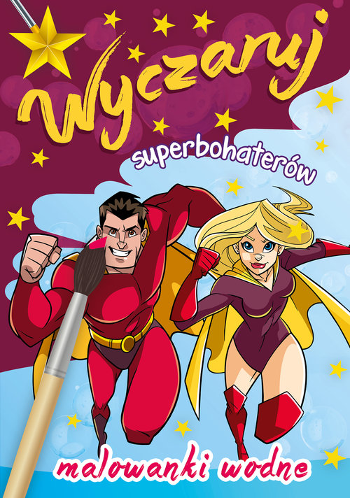Image of Wyczaruj superbohaterów Malowanki wodne