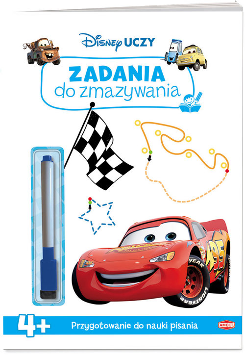 Image of Disney Uczy Auta Zadania do zmazywania
