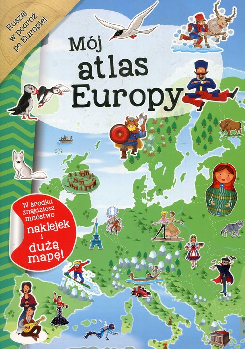 Image of Mój atlas Europy z naklejkami