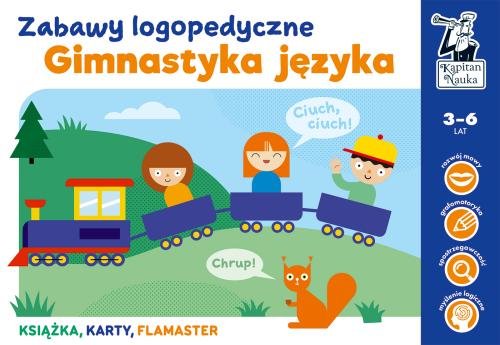 Image of Gimnastyka języka Zabawy logopedyczne Kapitan Nauka