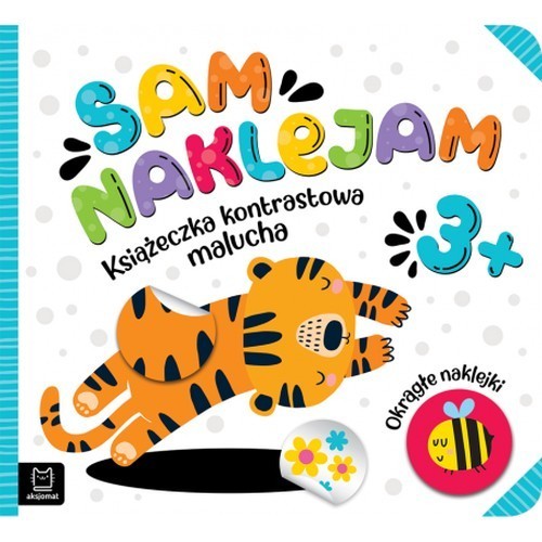 Image of Sam naklejam Książeczka kontrastowa malucha 3+