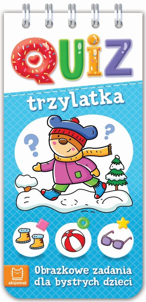 Image of Quiz trzylatka Obrazkowe zadania dla bystrych dzieci
