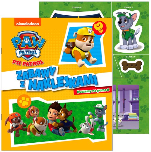 Image of Psi Patrol Zabawy z naklejkami Ruszamy na pomoc