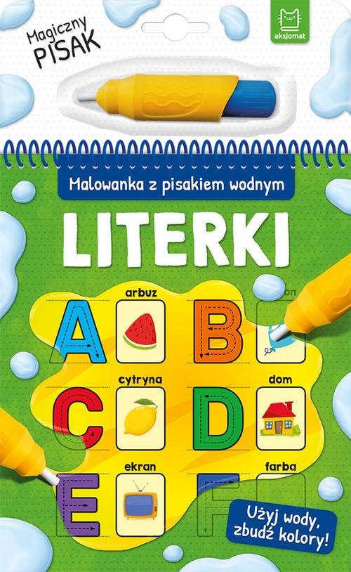 Image of Malowanka z pisakiem wodnym Literki