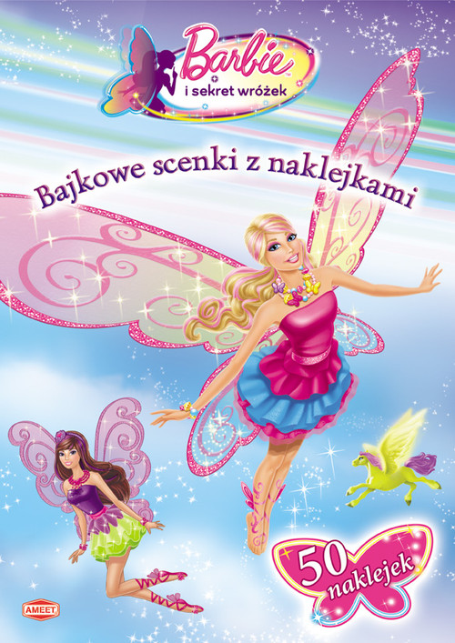 Image of Barbie i sekret wróżek Bajkowe scenki z naklejkami SC107