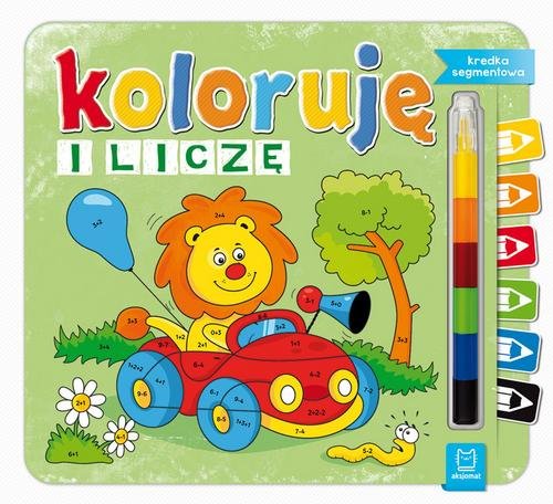 Image of Koloruję i liczę Kredka segmentowa