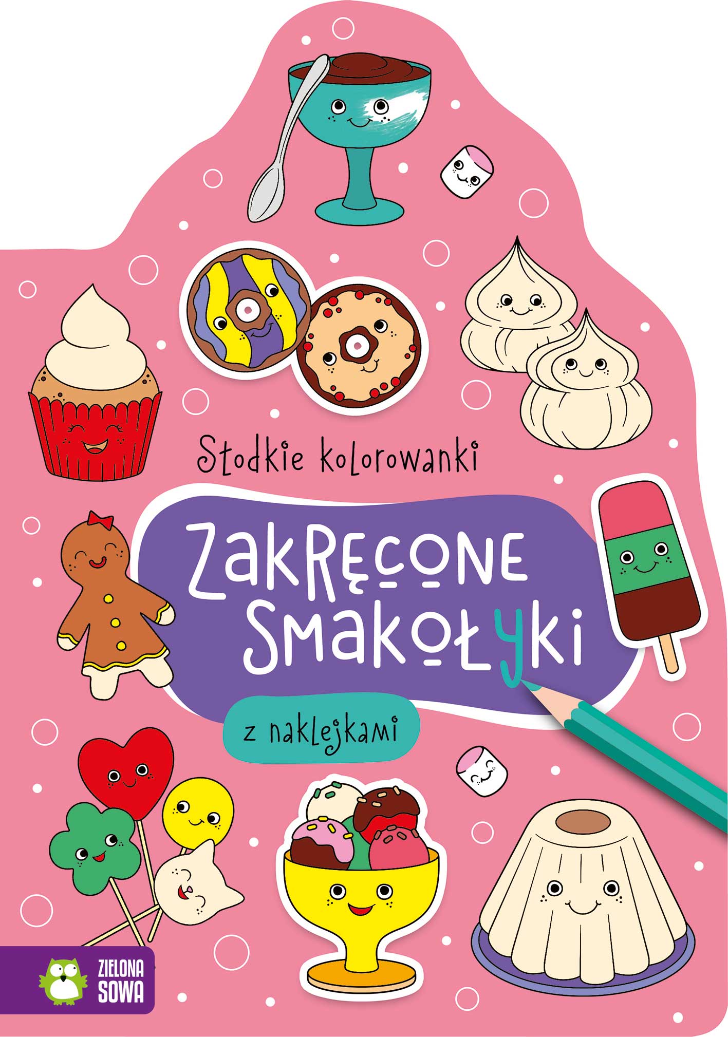 Image of Słodkie kolorowanki Zakręcone smakołyki
