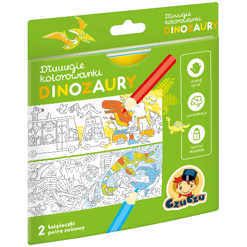 Image of CzuCzu Dłuuugie kolorowanki Dinozaury
