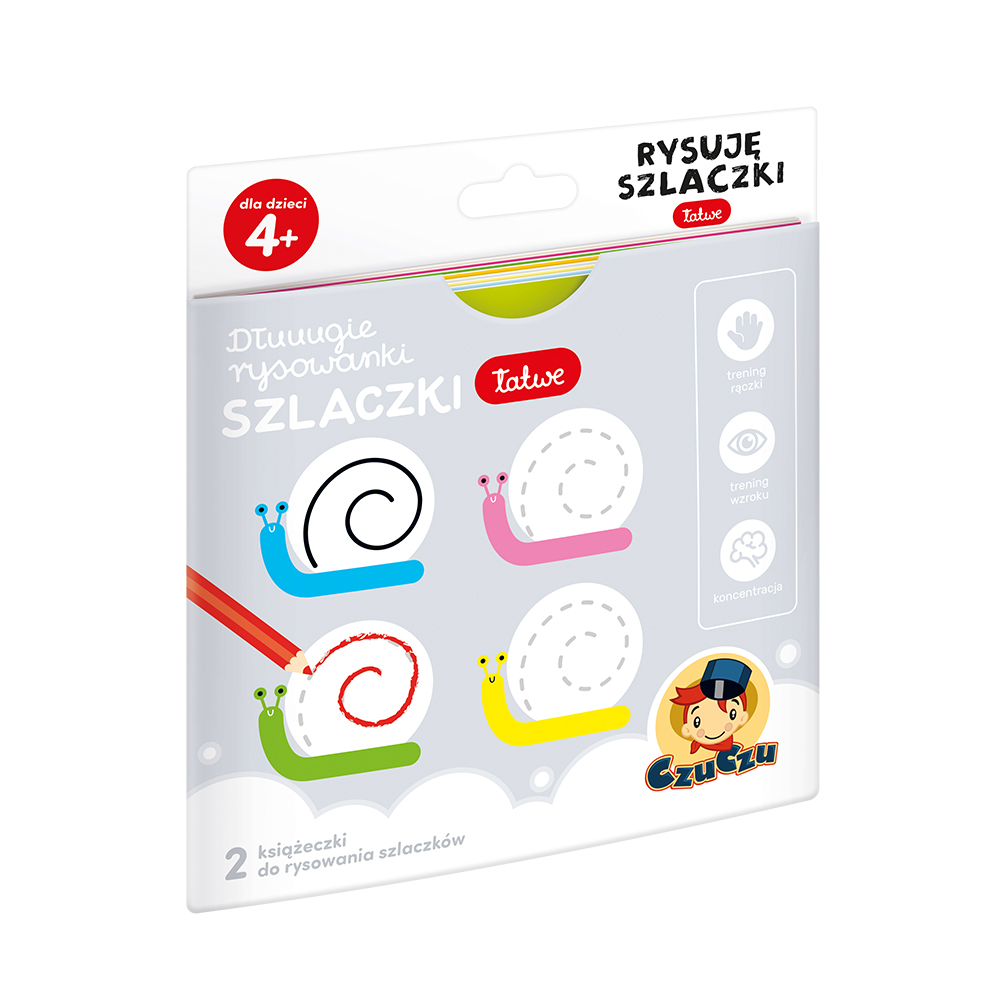 Image of CzuCzu Dłuuugie rysowanki Rysuję szlaczki Łatwe