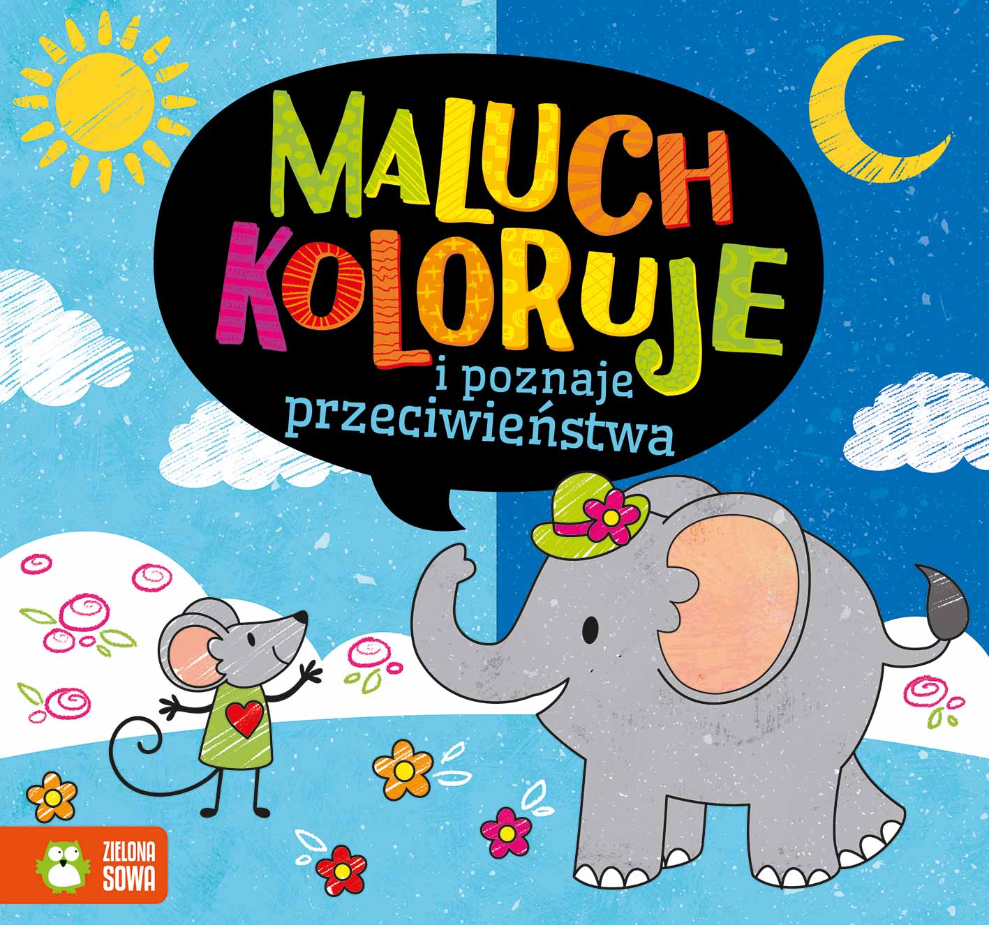 Image of Maluch koloruje i ćwiczy przeciwieństwa
