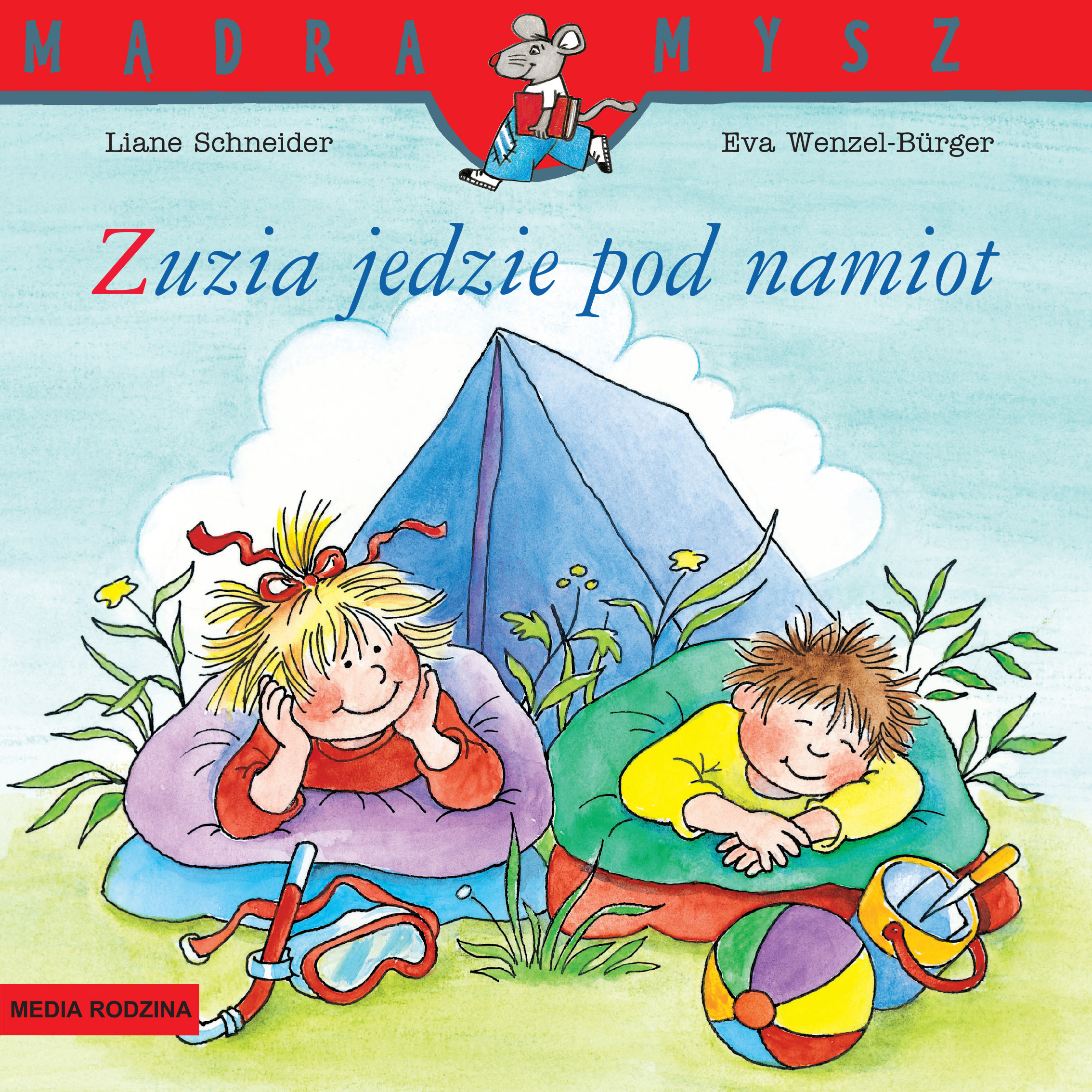Image of Mądra Mysz Zuzia jedzie pod namiot