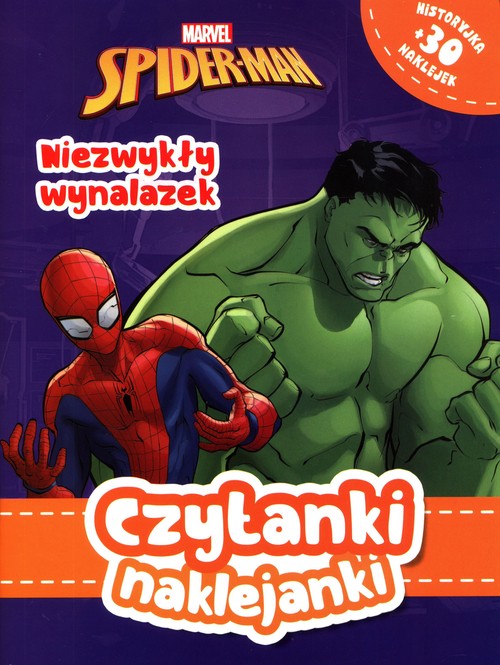 Image of Czytanki naklejanki Niezwykły wynalazek Marvel Spider-Man