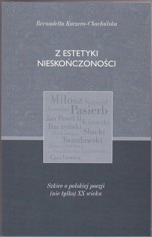 Image of Z estetyki nieskończoności Szkice o polskiej poezji (nie tylko) XX wieku