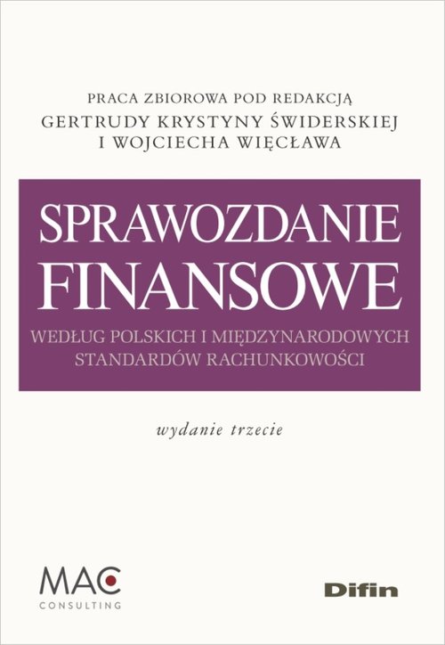 Image of Sprawozdanie finansowe według polskich i międzynarodowych standardów rachunkowości