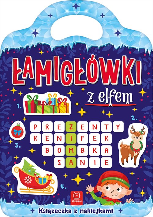 Image of Łamigłówki z elfem. Książeczka z naklejkami