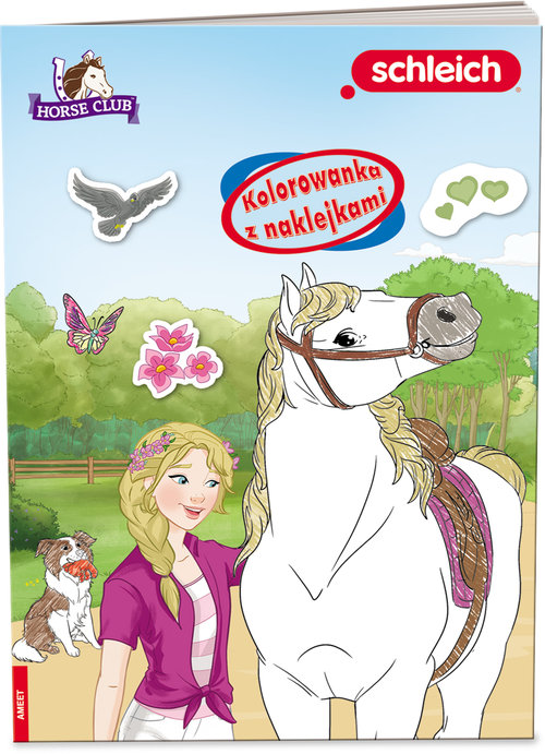 Image of SCHLEICH Horse Club Kolorowanka z naklejkami