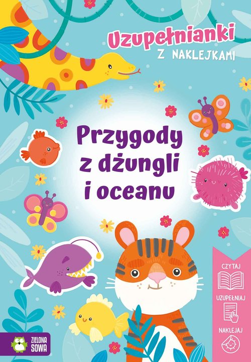 Image of Uzupełnianki z naklejkami Przygody z dżungli i oceanu