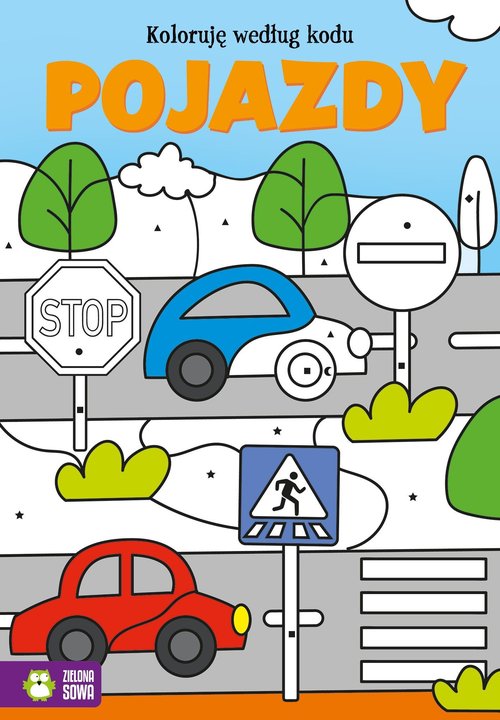 Image of Koloruję według kodu Pojazdy