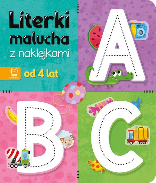 Image of Literki malucha z naklejkami. Od 4 lat