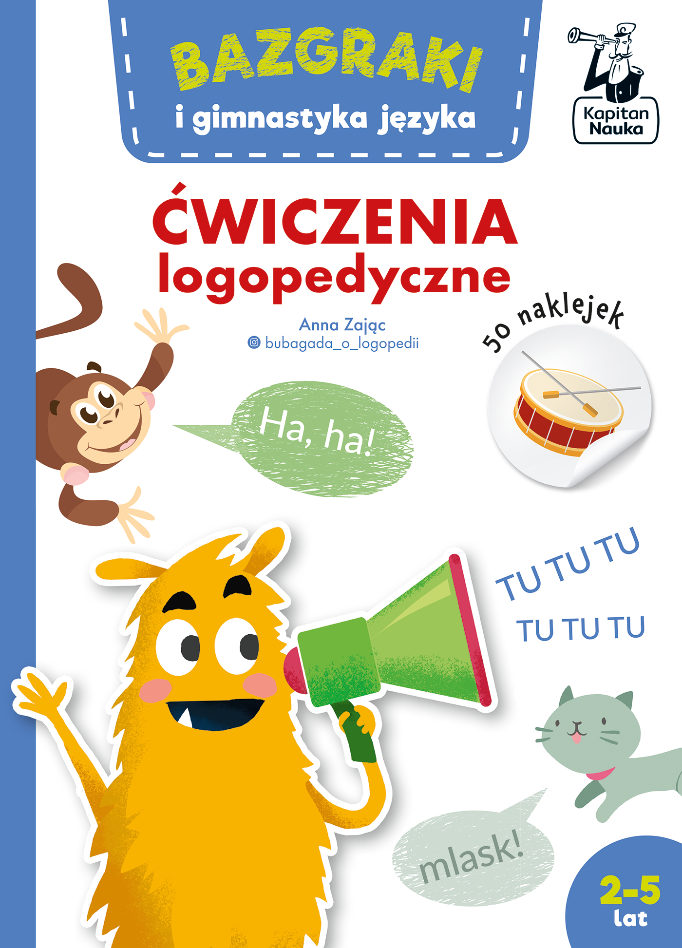 Image of Bazgraki i gimnastyka języka Ćwiczenia logopedyczne