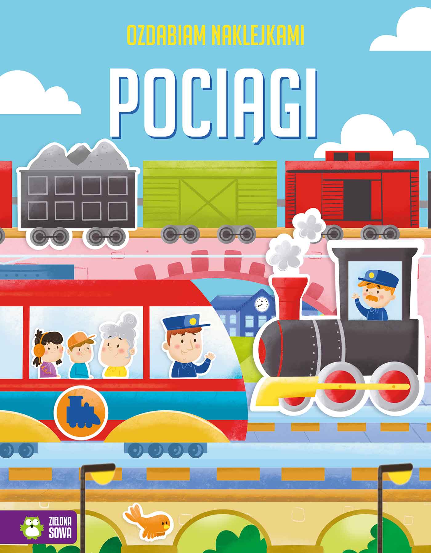 Image of Ozdabiam naklejkami Pociągi