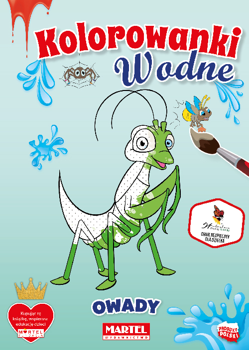 Image of Kolorowanka wodna Owady