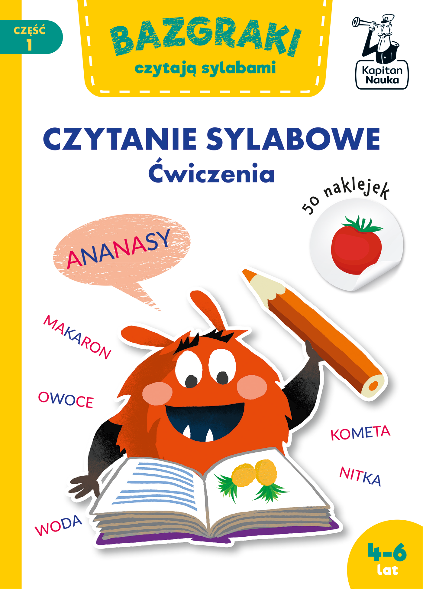 Image of Bazgraki czytają sylabami Czytanie sylabowe Ćwiczenia