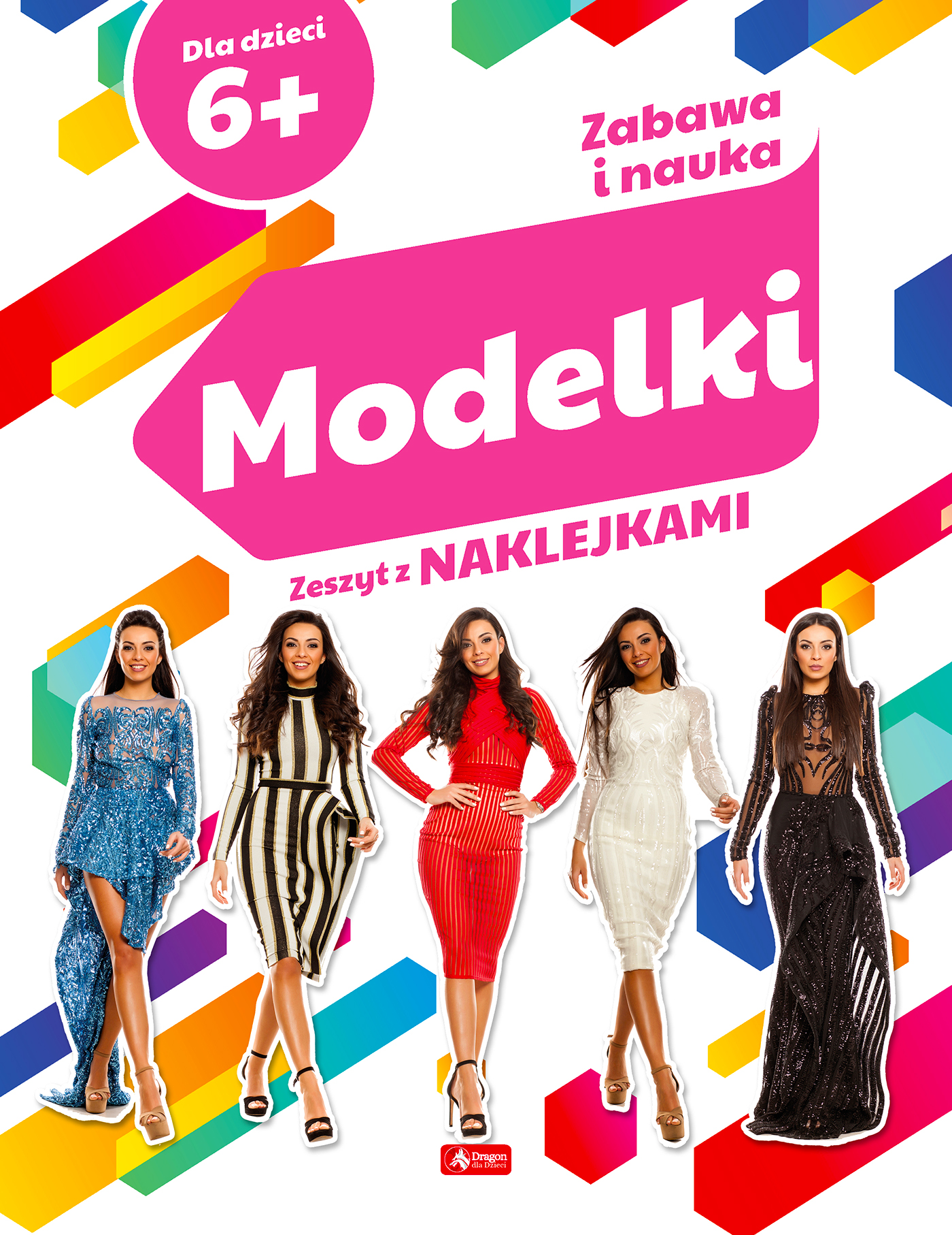 Image of Zabawa i nauka Modelki Zeszyt z naklejkami