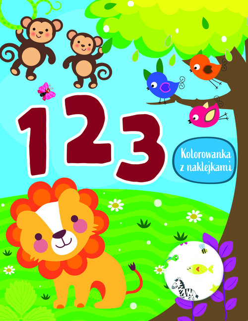 Image of 123. Kolorowanka z naklejkami
