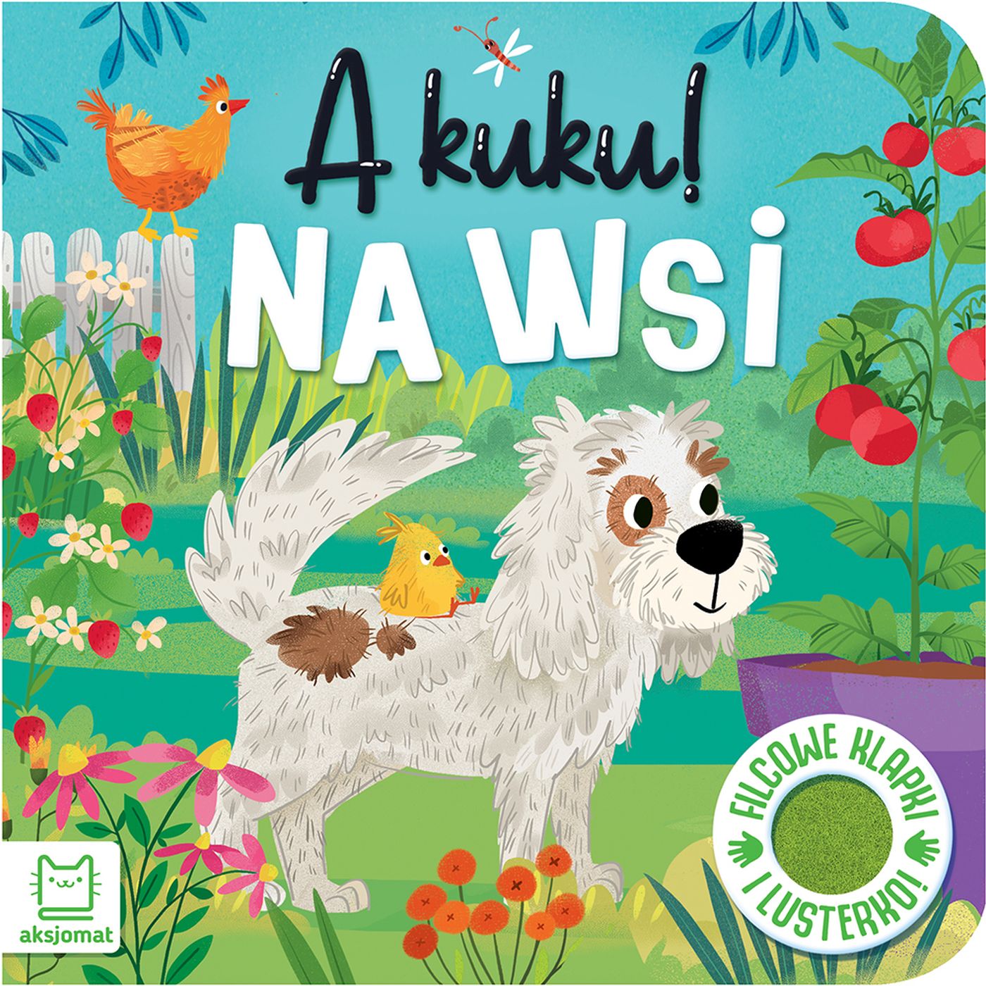 Image of A kuku! Na wsi. Filcowe klapki i lusterko