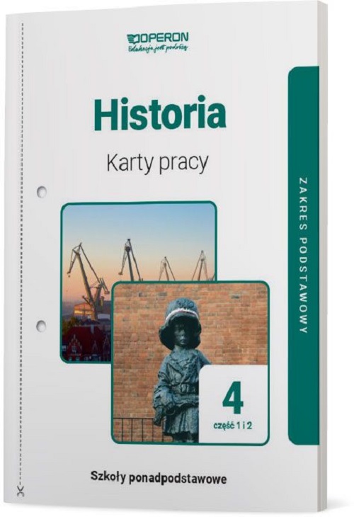 Image of Historia 4 Karty pracy Część 1 i 2 Zakres podstawowy Szkoła ponadpodstawowa