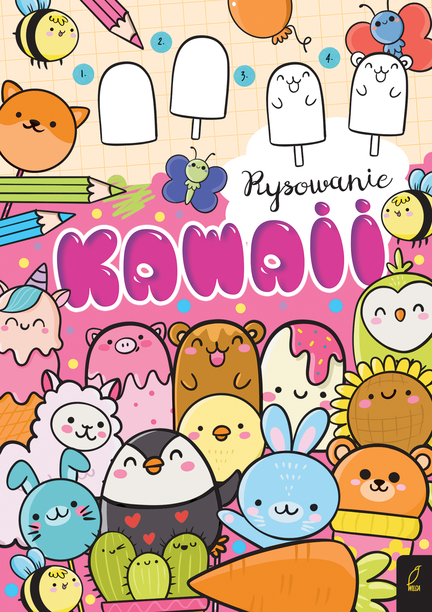 Image of Rysowanie kawaii Różowa