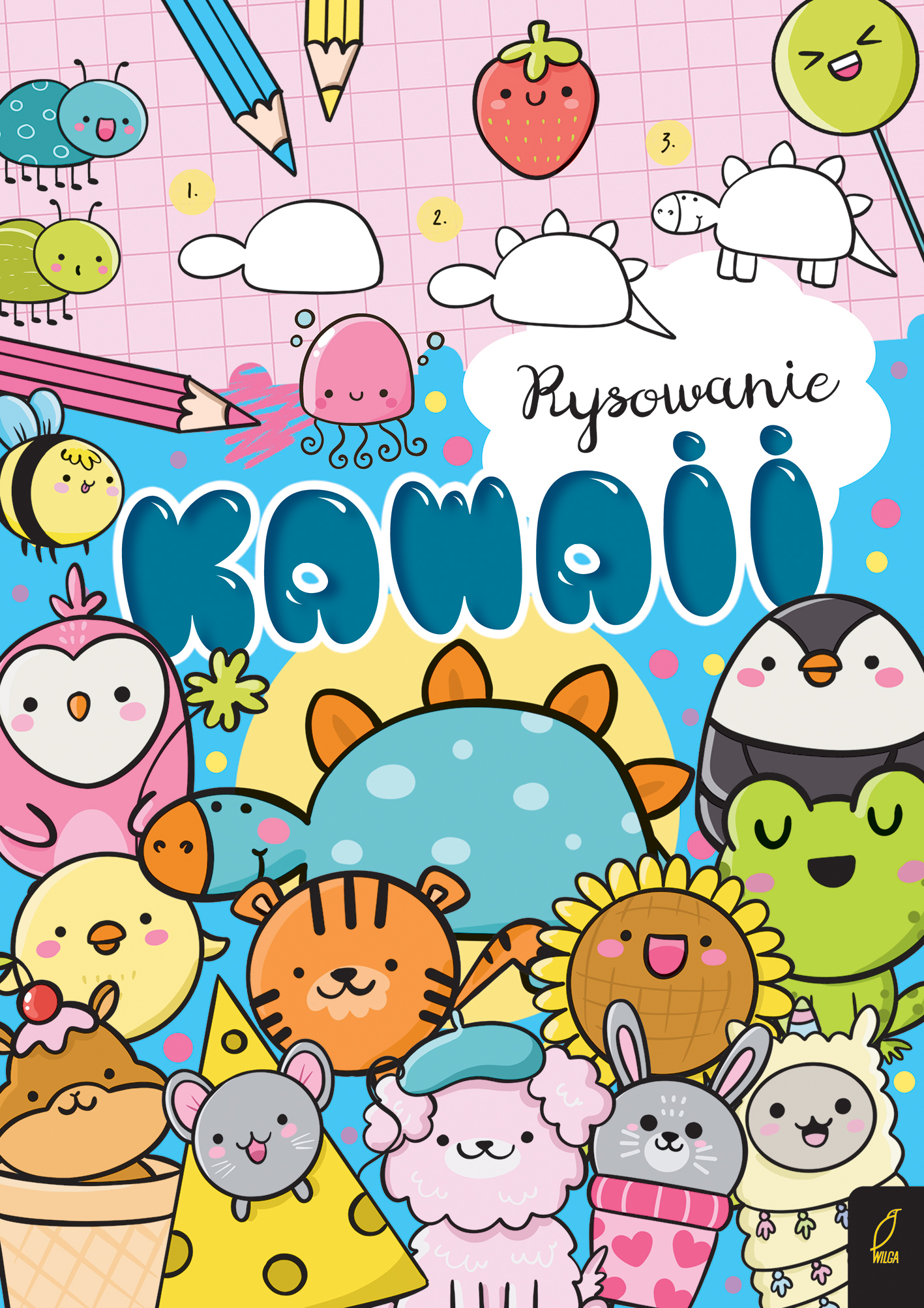 Image of Rysowanie Kawaii Niebieska