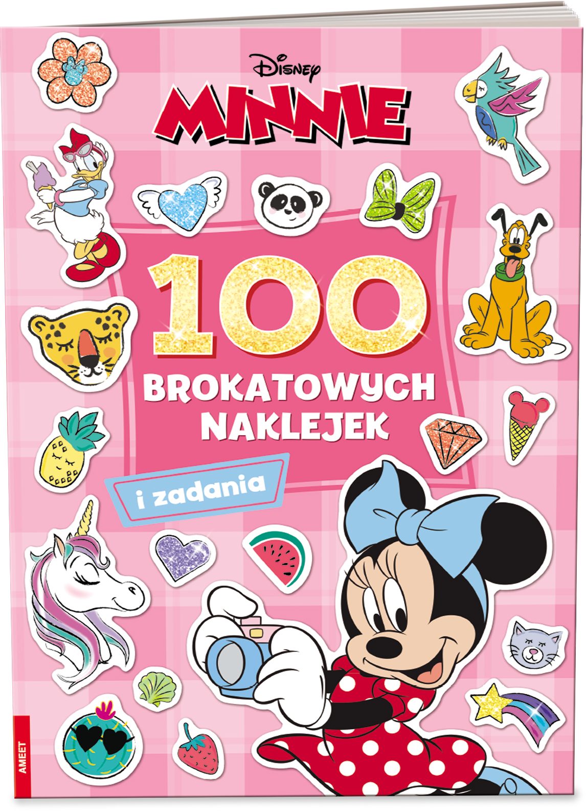 Image of Minnie 100 brokatowych naklejek