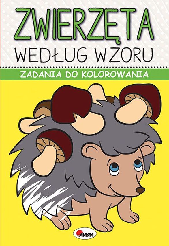 Image of Zadania do kolorowania Zwierzęta według wzoru