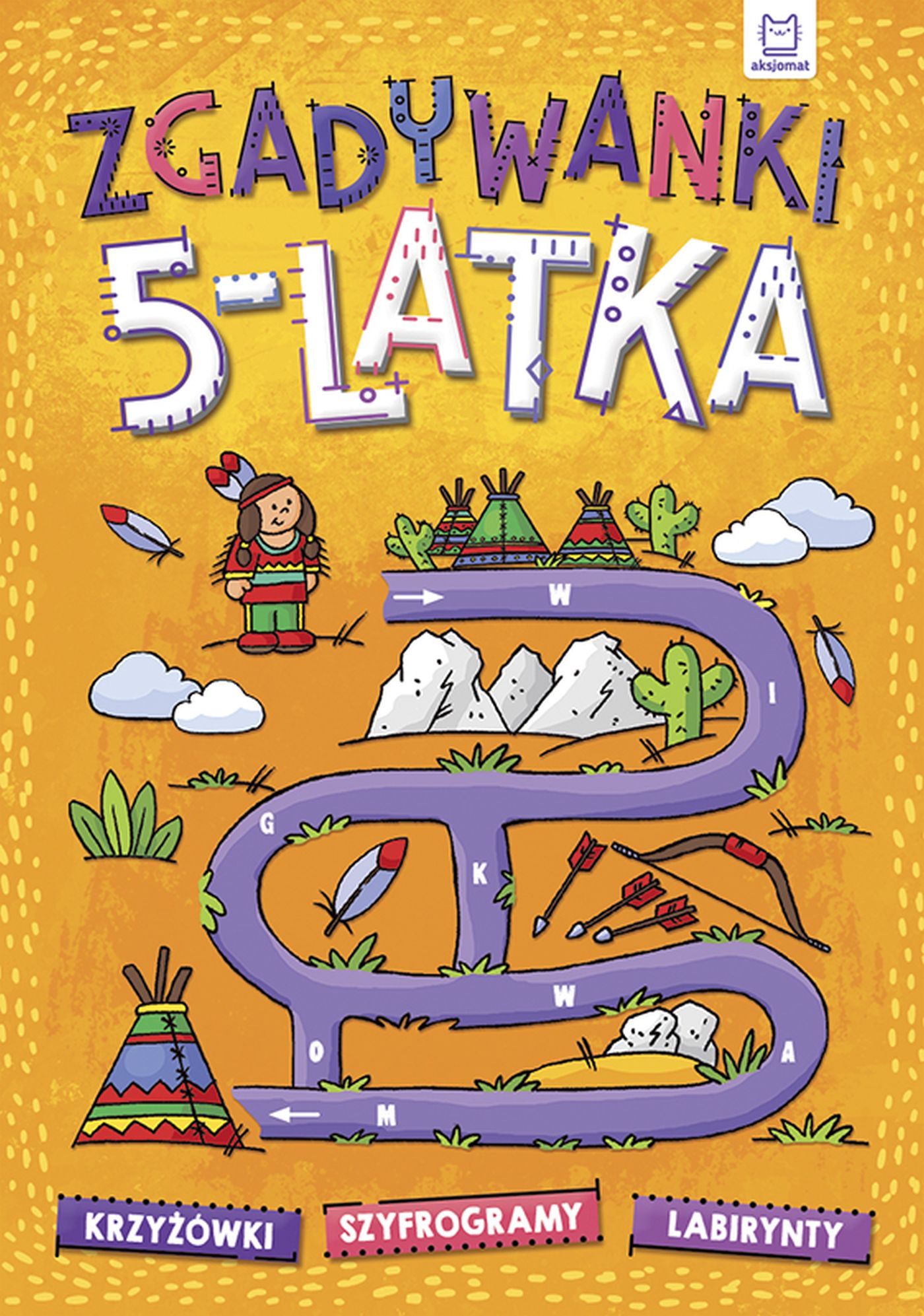 Image of Zgadywanki 5-latka. krzyżówki, szyfrogramy, labirynty